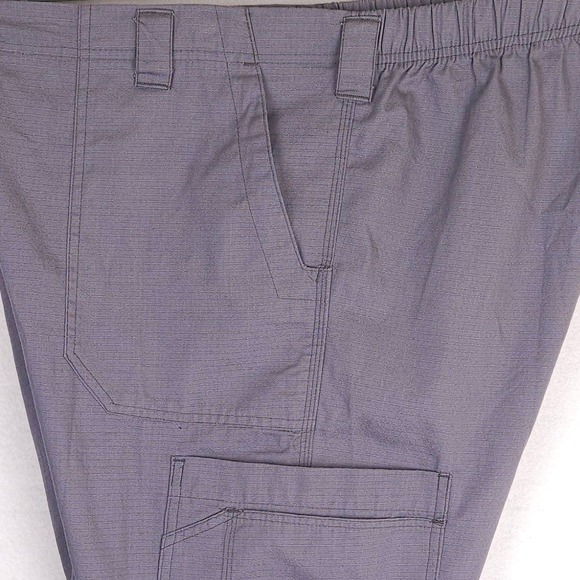 Carhartt Men's XL Ripstop Scrub Pants Cargo Gray C54108 Workwear Medical Uniform - Picture 6 of 10